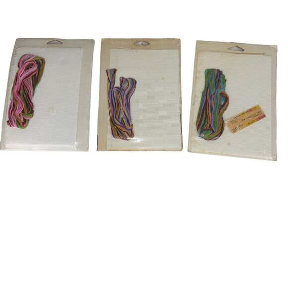 Lot of(3) Sealed WONDERART Cross Stitch Jennifer 5057 Sweet Baby Fishin 5058 - Picture 2 of 2